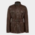 Men's Trialmaster Panther Leather Biker Jacket