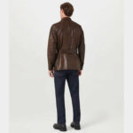 Men's Trialmaster Panther Leather Biker Jacket - Image 5