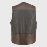 Men's Vintage Leather Vest - Image 2
