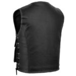 Native American Motorcycle Leather Vest - Image 2