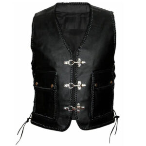 Native American Motorcycle Leather Vest