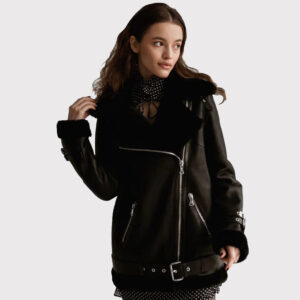 Natural Sheepskin Aviator Jacket - On Sale Now!