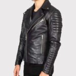 Original Men's Black Leather Jacket - Image 3