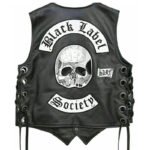 Men's Black Label Society Doom Crew Leather Vest - Image 2