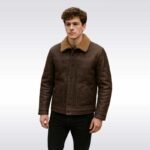 The Rancher’s Leather Shearling Jacket - Image 5