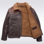 The Rancher’s Leather Shearling Jacket - Image 3