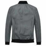 Soft Sherpa Gray Tom Cruise Leather Jacket - Image 2