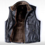 Men's Shearling Sheepskin Vest - Image 3