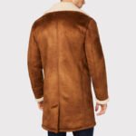 Stylish Men's Faux Shearling Overcoat - Image 2