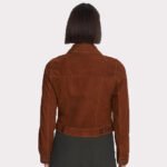 Tan Women's Authentic Western Suede Jacket - Image 2