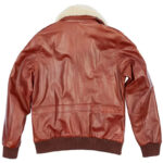 US Flag G-1 Flight Leather Jacket Men's - Image 2
