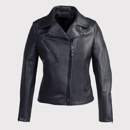 Women's Black Moto Jacket