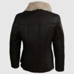 Women's Celene Aviator Sheepskin Leather Coat - Image 2