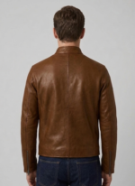 100% Leather Cafe Racer Jacket
