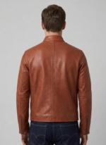 100% Leather Cafe Racer Jacket
