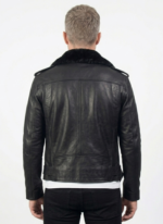Gunnar Oxblood Biker Leather Jacket