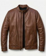 Racer Leather Jacket - Image 3