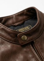 Racer Leather Jacket - Image 4