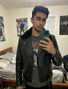 Classic Black Leather Biker Jacket photo review