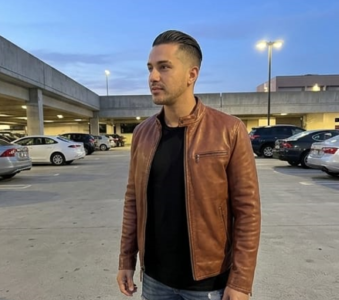 100% Leather Cafe Racer Jacket photo review