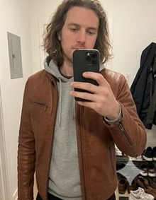 100% Leather Cafe Racer Jacket photo review