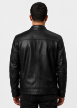 Racer Leather Jacket - Image 2