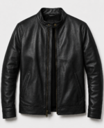 Racer Leather Jacket - Image 3