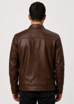 Racer Leather Jacket - Image 10