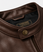 Racer Leather Jacket - Image 12