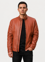 Racer Leather Jacket - Image 5