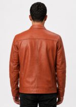 Racer Leather Jacket - Image 6