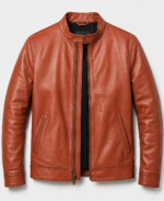 Racer Leather Jacket - Image 7