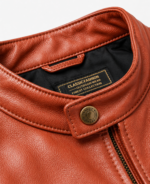 Racer Leather Jacket - Image 8
